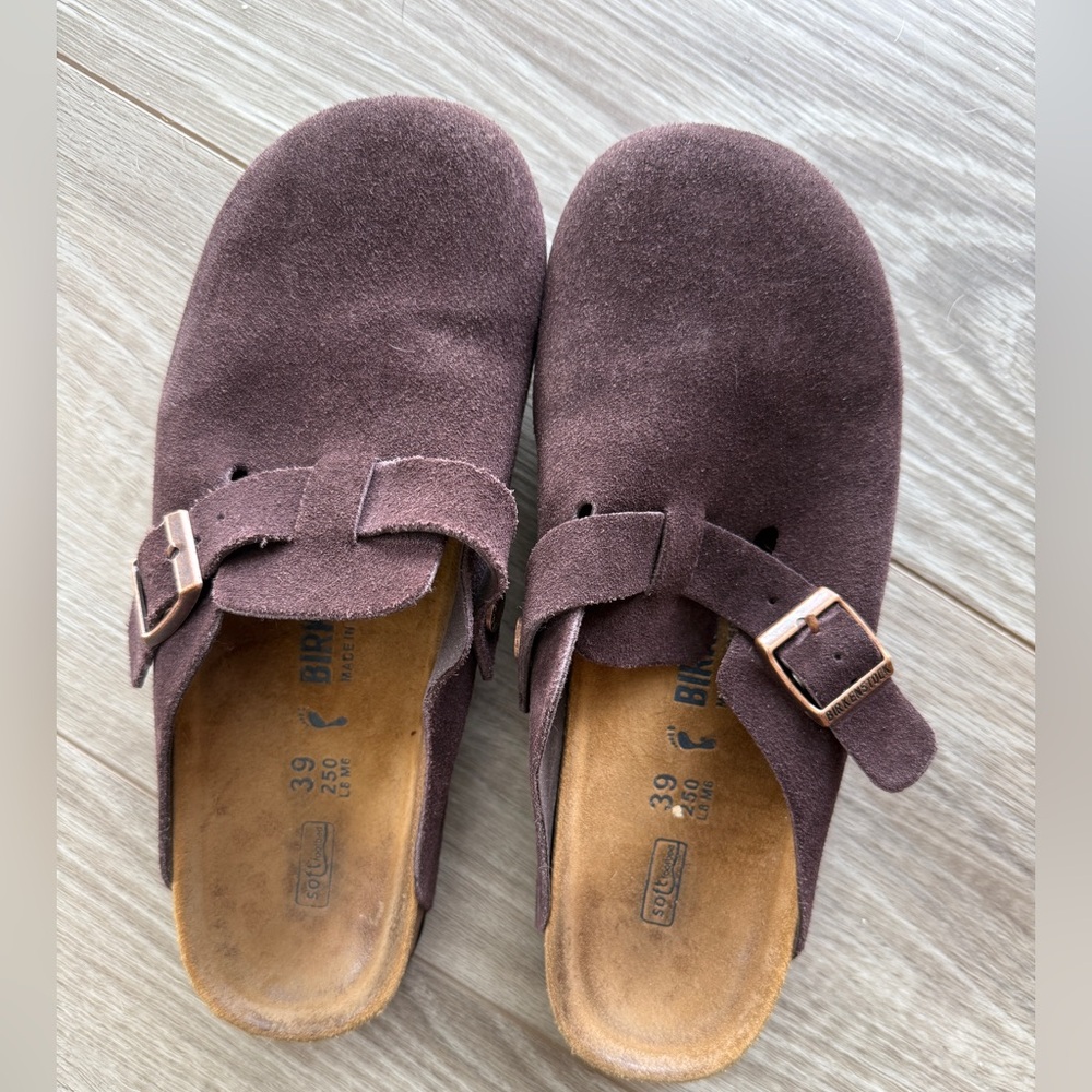 Birkenstock Boston Suede Brown